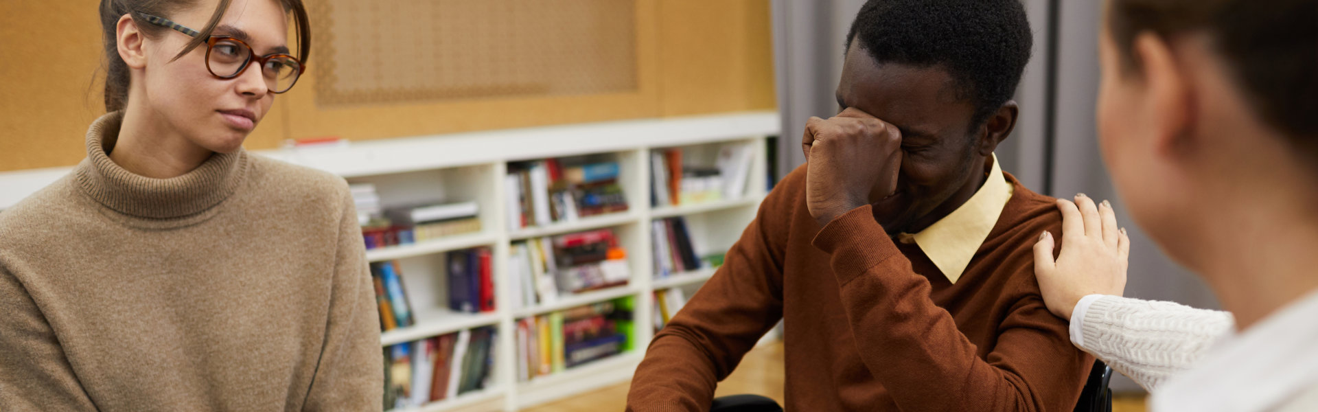 group of people sitting